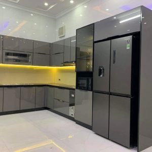 Tủ bếp nhôm kính Ocean Luxury - OL001